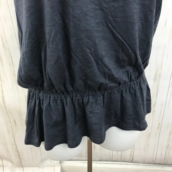 Soft Joie Washed Navy Pima Cotton Modal Top Size Small - Picture 3 of 6